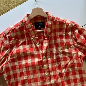 Freenote Cloth Featherweight Checkered Men's Short Sleeve Shirt